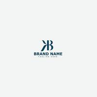KB logo Design Template Vector Graphic Branding Element.