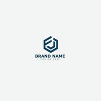 FJ logo Design Template Vector Graphic Branding Element.