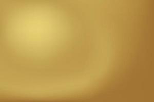 Gold abstract blurred gradient background. Vector illustration.