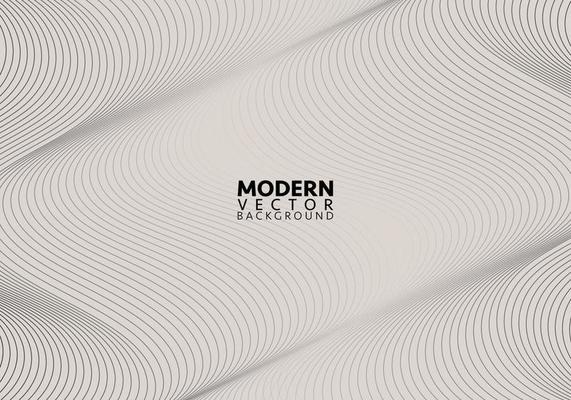 Abstract concentric circle pattern, black and white color rings. Abstract sound wave vector illustration, Monochrome graphic.
