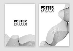 cartel de diseño gráfico abstracto vectorial. plantilla de póster vertical vectorial, diseño abstracto. vector