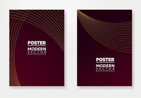 Abstract Poster Template. Brochure and letterhead template design for business. Company identity brochure template collection. Business presentation vector vertical orientation front page mock up set.