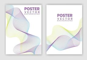 cartel de diseño gráfico abstracto vectorial. plantilla de póster vertical vectorial, diseño abstracto. vector