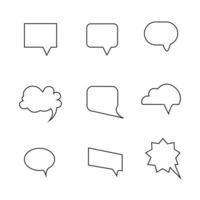 Message Chat box Bubble Vectors