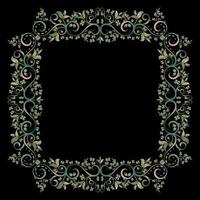 Decorative frames, Retro ornamental frame, Vintage rectangle ornaments and ornate border vector