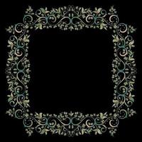 Decorative frames, Retro ornamental frame, Vintage rectangle ornaments and ornate border vector