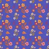 Flower seamless pattern vector