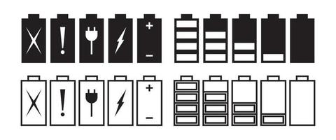 Battery charge indicator icon. Flat design vector illustration.