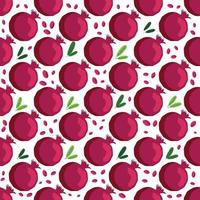 Seamless pattern with pomegranates. Decorative patterns of the pomegranate fruit vector