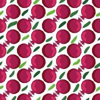 Seamless pattern with pomegranates. Decorative patterns of the pomegranate fruit vector