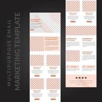 Corporate Email Marketing Template vector