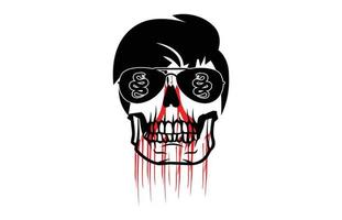 Skull horror skeleton vector