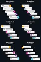 mejore su presentación con infografías vectoriales y diagramas de ciclo vector