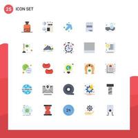 25 Creative Icons Modern Signs and Symbols of projector device arrow signature document Editable Vector Design Elements
