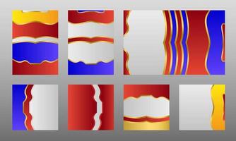 Abstract red and blue modern luxury futuristic background vector illustration eps10