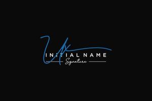 Initial UX signature logo template vector. Hand drawn Calligraphy lettering Vector illustration.