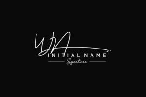 Initial WN signature logo template vector. Hand drawn Calligraphy lettering Vector illustration.