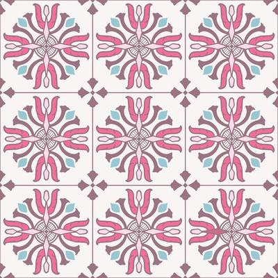 Seamless pattern decorative, flower pattern in vintage mandala style for tattoos, fabrics or decorations and more