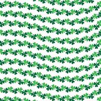 wavy shamrock stripe vector background pattern