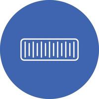 Serialization Line Circle Background Icon vector