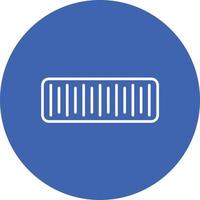 Serialization Line Circle Background Icon vector