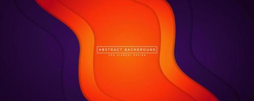 Abstract background vector with layer shape wave ornament concept