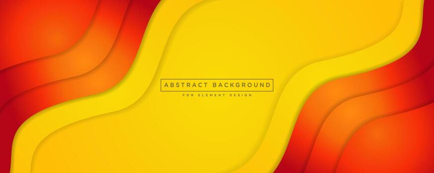 Abstract background vector with layer shape wave ornament concept