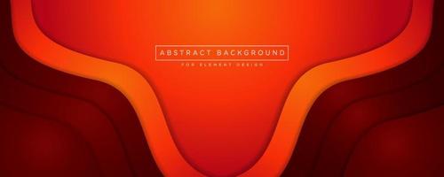 Abstract background vector with layer shape wave ornament concept