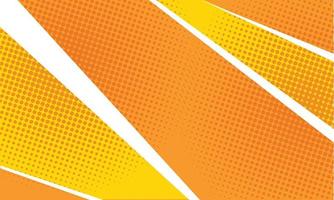 Orange Abstract with Halftone Elements Background vector