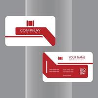 Corporate or Personal Visiting Card or Business Card Design Template vector