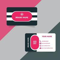 Corporate or Personal Visiting Card or Business Card Design Template vector