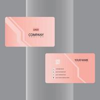 Modern Gradient Business Card Template Luxury Visiting Card Design For Corporate Use vector