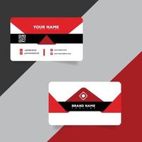 Corporate or Personal Visiting Card or Business Card Design Template vector