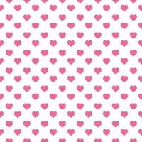 Pink small heart seamless pattern isolated on white background.Happy valentines day.Wallpaper for Wedding.Simple texture or banner.Invitation Card.Wrapping paper.Fabric cloth.Vector illustration. vector