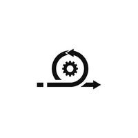 Agile icon, circle point vector illustration