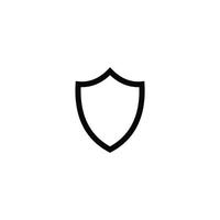 seguridad segura símbolo garantizado, seguro, seguro y probado. icono de vector de logotipo de escudo