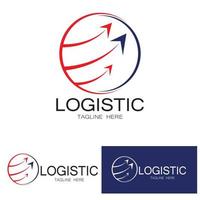 logistics logo icon illustration vector design  distribution symbol  delivery of goods  economy  finance