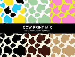 Cow print pattern animal Seamless. White cow skin abstract for printing,  cutting, and crafts Ideal for mugs, stickers, stencils, web, cover. wall  stickers, home decorate and more. 22588126 Vector Art at Vecteezy