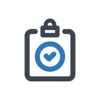 Check Mark icon - vector illustration . Check, checkmark, clipboard, list, checklist, tick, mark, done, Complete, Success, Survey, task, file, document, report, line, outline, icons .