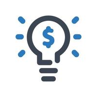 Business Idea icon - vector illustration . idea, plan, innovation, solution, planning, strategy, thinking, business, startup, budget, line, outline, icons .