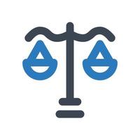 Scale icon - vector illustration . balance, justice, law, weight, legal, scales, measure, compare, Judge, court, line, outline, icons .