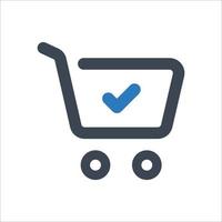 Checkout icon - vector illustration . Checkout, Shopping, Cart, Shop, Ecommerce, Check, Store, payment, line, outline, icons .