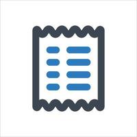 Shopping List icon - vector illustration . Invoice, Payment, Receipt, Shopping, Document, List, Order, line, outline, icons .