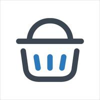 Basket icon - vector illustration Basket, Buy, Cart, Shopping, Bag, Shop, Store, line, outline, icons .