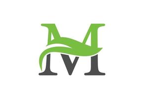 plantilla de diseño de logotipo letra m, ilustración vectorial vector