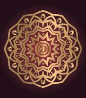 luxury ornamental mandala design background vector