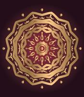 luxury ornamental mandala design background vector