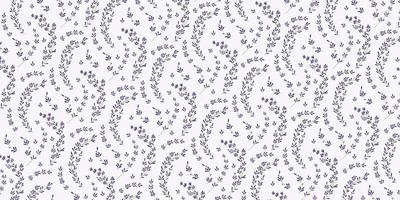 Lavender floral patterns for fabrics, creative projects and backgrounds vector