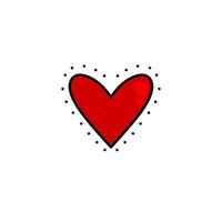 diseño de icono de amor, icono simple con concepto de elegancia, perfecto para el símbolo de San Valentín o el logotipo de su empresa vector