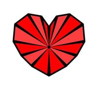 Love icon design, simple icon with elegance concept vector